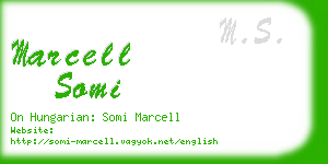 marcell somi business card